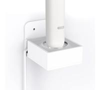 Linkidea Support Mural pour Chargeur de Brosse à Dents électrique, Support Auto-adhésif pour Salle de Bain, Compatible Oral-B IO Series 7/8/9 (Chargeur Rond Uniquement)