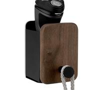 Linkidea Support mural pour rasoir électrique, compatible avec les rasoirs Braun Series 3 à 9, pour salle de bain (noir)