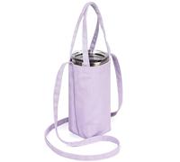 Linkidea Support pour gobelet compatible avec gobelet YETI Rambler de 850,5 g, Stanley IceFlow, gobelet Greens Steel Beast, transport de tasse à café isolée, avec sangle (Violet clair)