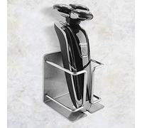 Linkidea Support rasoir électrique mural auto-adhésif en acier inoxydable pour rangement de rasoir électrique à fixer au mur Étagères salle bain Accessoires pour rangement à la maison, organisation