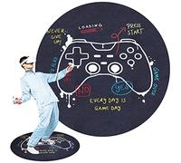 Linkidea Tapis VR compatible avec Oculus Quest2, Tapis de jeu VR, tapis de sol pour Oculus Rift S, PlayStation VR, PSVR2, Gear VR, HTC Vive (Noir)
