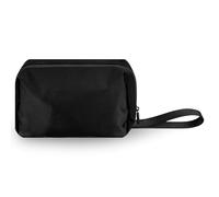 Linkidea Trousse de toilette de voyage pour homme, organiseur portable pour rasoir et toiletteur de barbe, pochette de rangement étanche pour accessoires de tondeuse (noir), Noir