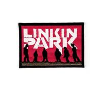 Linkin Park - Écusson brodé thermocollant - Blanc et rouge