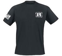 Linkin Park Flag Homme T-Shirt Manches Courtes Noir 100% Coton Regular/Coupe Standard