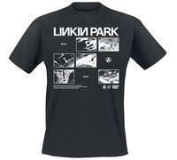 Linkin Park from Zero Block Homme T-Shirt Manches Courtes Noir L 100% Coton Regular/Coupe Standard