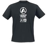 Linkin Park from Zero Homme T-Shirt Manches Courtes Noir XXL 100% Coton Regular/Coupe Standard