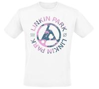 Linkin Park from Zero Spill Homme T-Shirt Manches Courtes Blanc M 100% Coton Regular/Coupe Standard