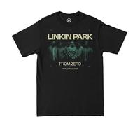 Linkin Park from Zero T-Shirt Officiel de la tournée Blurry Portrait, Noir délavé, M