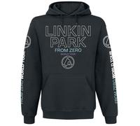 Linkin Park from Zero to World Tour Homme Sweat-Shirt à Capuche Noir XXL