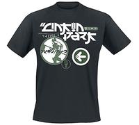 Linkin Park JPN Soldier Homme T-Shirt Manches Courtes Noir 100% Coton Regular/Coupe Standard