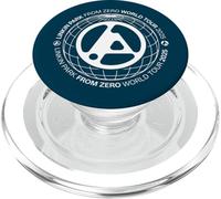 Linkin Park Logo Globe Blanc PopSockets PopGrip pour MagSafe