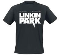 Linkin Park Minutes to Midnight Homme T-Shirt Manches Courtes Noir S