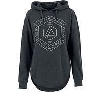 Linkin Park One More Light Femme Sweat-Shirt à Capuche Anthracite chiné