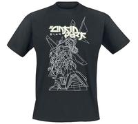 Linkin Park Reanimation Mega Bot Homme T-Shirt Manches Courtes Noir 3XL