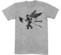 Linkin Park - "Street Soldier" T-shirt Homme/Femme Unie RO3827 (XL) (Gris)