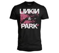 CRAZY FOR ROCK Linkin Park T-shirt pour homme en coton, doux et respirant, T-shirt pour homme musical avec impression originale et résistante, unisexe adulte garçon, Noir , Medium