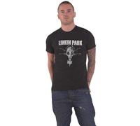 Linkin Park T Shirt Gas Mask Band Logo Nouveau Officiel Unisex Noir Size M