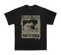 Linkin Park T-Shirt Meteora Officiel Unisexe pour Adulte, Noir, M