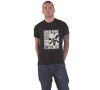 Linkin Park T Shirt Rectangle Logos Nouveau Officiel Unisex Noir Size M