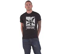 Linkin Park T Shirt Soldier Hybrid Theory Band Logo Nouveau Officiel Unisex Noir Size M