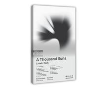 Linkin Poster LK Park Music Album A Thousand Suns Cover Tracklist Vintage Rock Band Art Fans Décoration de chambre à coucher 08x