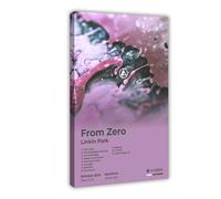 Linkin Poster LK Park Music Album From Zero Cover Tracklist Vintage Rock Band Art Fans Décoration de chambre à coucher 20,3 x 30,5 cm