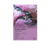 Linkin Poster LK Park Music Album From Zero Cover Tracklist Vintage Rock Band Art Fans Décoration de chambre à coucher 50,8 x 76,2 cm