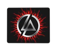 Linkin Rock Band Park Tapis de Souris antidérapant - Base en Caoutchouc avec Bords Cousus - Tapis de Jeu Rock - Accessoire de Bureau pour Fan 7 x 8.6 in