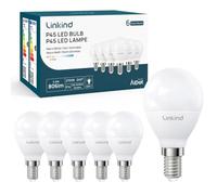Linkind Ampoule LED E14 P45 5,9W=60W 806lm 2700K Blanc Chaud Ampoule LED P45/G45 en Forme de Goutte, Non Dimmable, 220-240V, Lot de 6