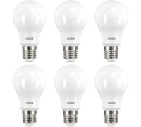 Linkind Ampoule LED E27 806lm, 8W Equivalent 60W, 2700k Blanc Chaud, Ampoule Standar A60 Gros Culot à Vis, No Dimmable, 220v-240v, Lot de 6
