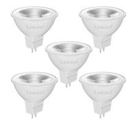 Linkind Ampoules LED GU5.3 12v MR16, 5W= 50W Ampoule à Incandescence, Blanc Froid 5000K, 520LM, 36° Angle, Ampoules LED Spot 12V, Non Dimmable, Lot de 5