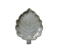 LINKIO Assiette de Grignotage Assiette à collation en céramique, assiette condiments Unique, petite forme de feuille, Dessert aux fruits 5 pièces Assiettes de Dessert