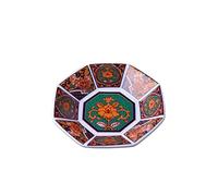 LINKIO Assiette de Grignotage Céramique Snack Plate Plaque De Dipposure Crème glacée Sauce de la tomate à salade Convient au lave-vaisselle du four réfrigérateur 5 pièces Assiettes de Dessert