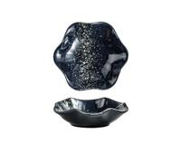 LINKIO Assiette de Grignotage Plat en feuille de Lotus, plat à collation, saveur céramique, Sauce chili, peut stocker des bonbons, Fruits, noix, collations Assiettes de Dessert