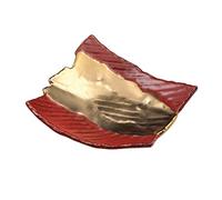 LINKIO Assiette de Grignotage Plateau de trêne Dessin Desser Bol Biscuits Frites Fête Décoration Convient à la maison Cuisine Restaurant Assiettes de Dessert