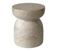 LINKIO Table D'appoint Rustique Table d'appoint d'hôtel, séjour chez l'habitant, Loisirs, thé créatif, café, Petite Table Ronde personnalisée Table De Bout pour Le Salon