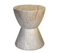 LINKIO Table D'appoint Rustique Table de Chevet créative côté canapé Appartement d'hébergement chez l'habitant Salon Rond Chambre à Coucher café Table De Bout pour Le Salon