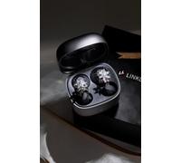 Linklike C-Flow 2026 Écouteurs à clipser avec boucles d'oreilles flocon de neige, pour les utilisateurs intensifs toute la journée, Pro-Tuned avec audio haute résolution, 0 pression brevetée, batterie