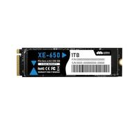 LinkMore XE-650 Disque SSD interne NVMe PCIe 4.0 de 1 To, jusqu'à 7200 Mo/s de lecture, stockage M.2 2280 pour PC de jeu, ordinateur portable et mise à niveau du système