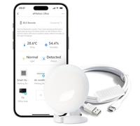 LinknLink eMotion Ultra Capteur de Présence Intelligent WiFi avec Radar mmWave 60GHz, IR, Luminosité, Température et Humidité, Compatible MQTT Home Assistant, Alexa et Google Home