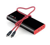 LinkOn 136W Power Bank 26800mAh avec 100W USB-C PD3.0 PPS et deux ports 18W USB-A QC3.0 Compatible avec Macbook Air Pro Dell HP Microsoft Surface Lenovo Chromebook ASUS Acer Extension batterie externe