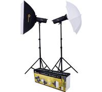 Linkstar kit de flash de studio LFK-250D numérique avec 2x 250Ws pour photographie professionnelle