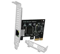 LinksTek Interface PCI Express X1 vers ports RJ45 2,5 Gbit/s pour Windows 11, 10 64 bits et Windows Server 2019, 2022, contrôleur Ethernet Intel I225V, carte PCIE NIC (PCIE-I225)