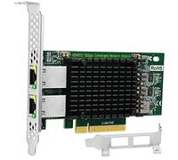LinksTek X540T2 X540T2 Carte Ethernet convergée double 10 GbE RJ45 pour serveurs Windows et PC de bureau Contrôleur Ethernet Intel X540AT2, 2 ports RJ45 10 GbE, pour le stockage et le transfert de