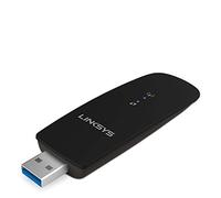 Linksys Adaptateur Wifi Usb Double Bande Wlan Stick Wusb6100-M Ac1200 Max Stream (Dongle Wifi Usb 30 Avec Mu-Mimo pour Pc, Ordinateurs de Bureau, Ordinateurs Portables, Noir)