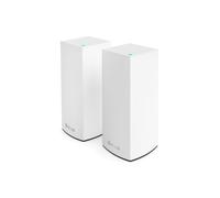 Linksys Atlas 6 MX2002-KE : Système Mesh Bi-bande Wi-Fi 6 (802.11ax) 3000 Mbps, 3 Ports RJ-45, CPU Dual Core 1 GHz, 2 Unités, Blanc