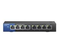 Linksys Business LGS108 - Commutateur - non géré - 8 x 10/100/1000 - de bureau - AC 100/230 V