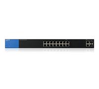 Linksys LGS318-EU Commutateur Gigabit intelligent administrable à 16 ports avec 2 ports SFP pour professionnels