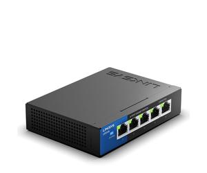 Linksys Switch 5 ports Gigabit Business à poser sur bureau (LGS105)