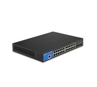 Linksys Commutateur manageable Gigabit LGS328C-EU – 24 ports, 4 x 10G SFP+, boîtier métal